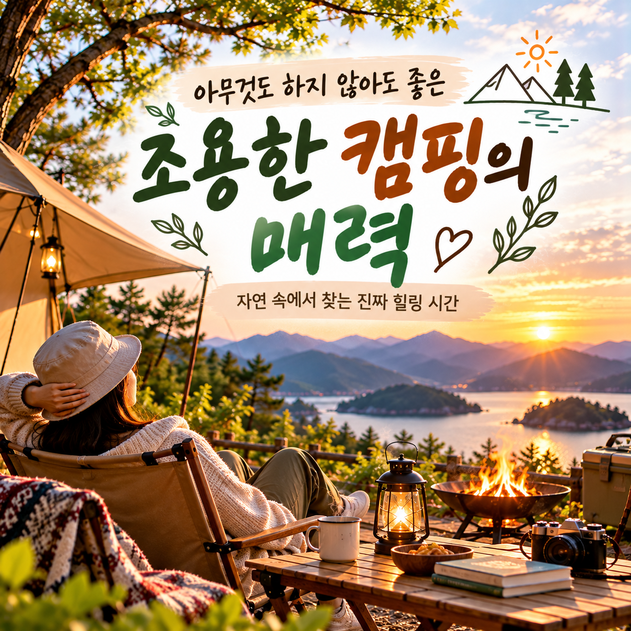 조용한 캠핑의 매력